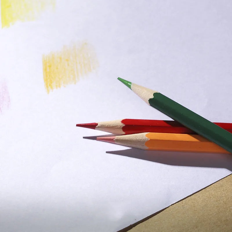12/24/36/48/72 colors pencil oily colored pencil painting pen Colored Pencil Set Hand-Painted Sketch Pen School Office Supplies