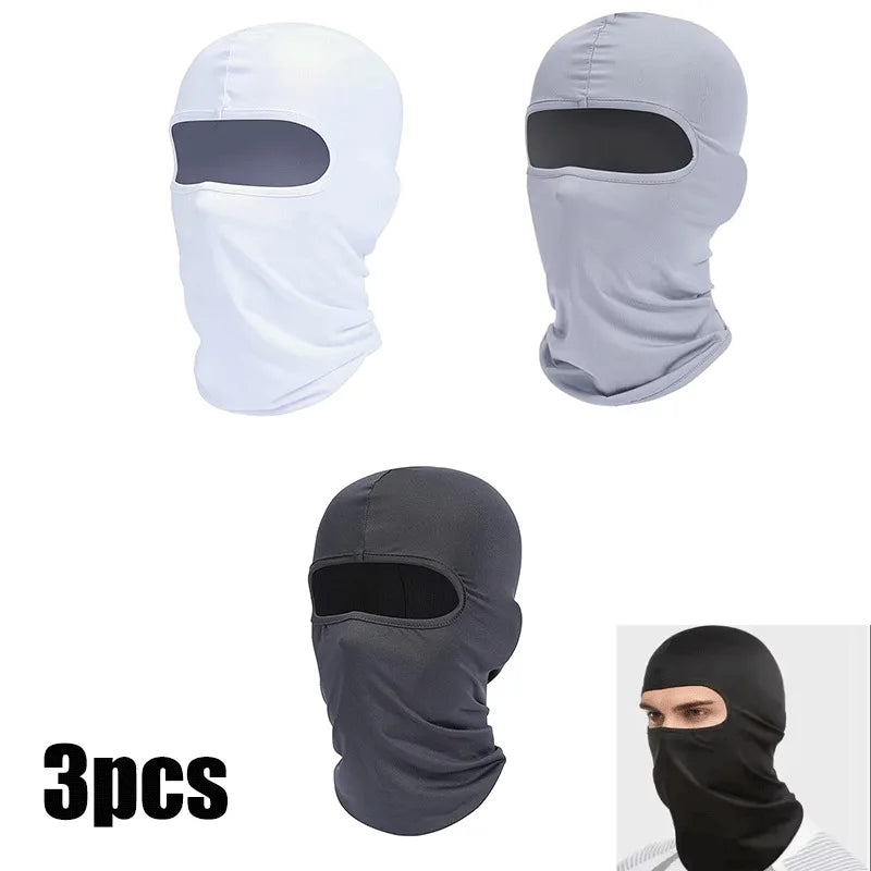 1/3pcs Ski Mask for Men Full Face Mask Balaclava Black Ski Masks Covering Neck Gaiter