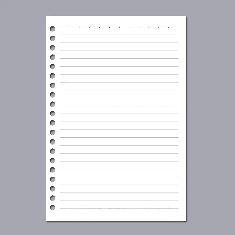 A5 A4 B5 matte adhesive loose strap loose notebook paper planner inner ring file cabinet materials stationery gift traveler