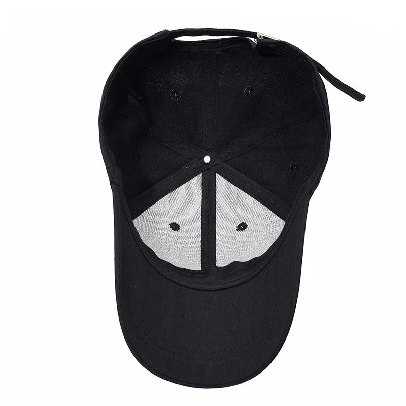 New Spring Style Sports Snapback Hat with Side - embroidered Water Drop and Cross Patterns. It's designed to make the face look