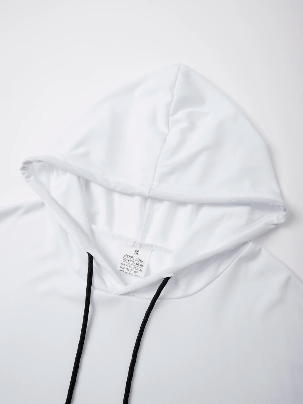 Men's Summer Hoodies T-shirts Short Sleeve Solid Color Loose Hooded Drawstring Pullover Tops Male Casual Sweatwear T-shirt