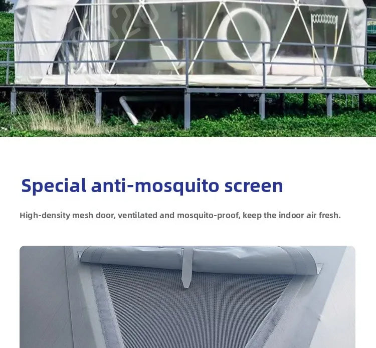 Hotel Tent Room Ball Tent Star Room Accommodation Camp Homestay Translucent 2-6 people