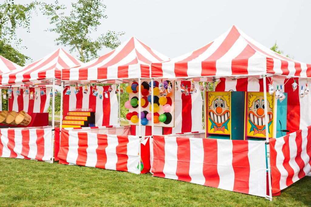 Red And White Bar Exhibition Event Party Tent 10x10