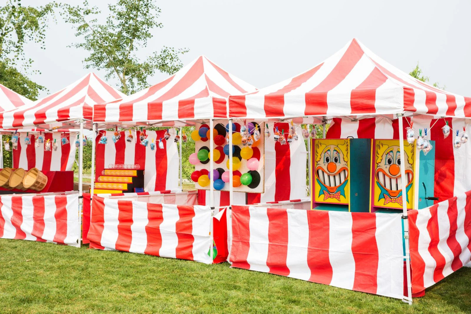 Red And White Bar Exhibition Event Party Tent 10x10