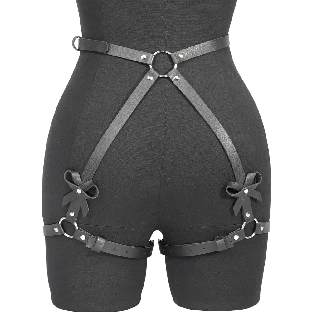 Women Fashion Belt Female Street Style  Leg Harness Belt Thigh Garter Gothic Casual Wild Decoration Belts Clothing Accessories
