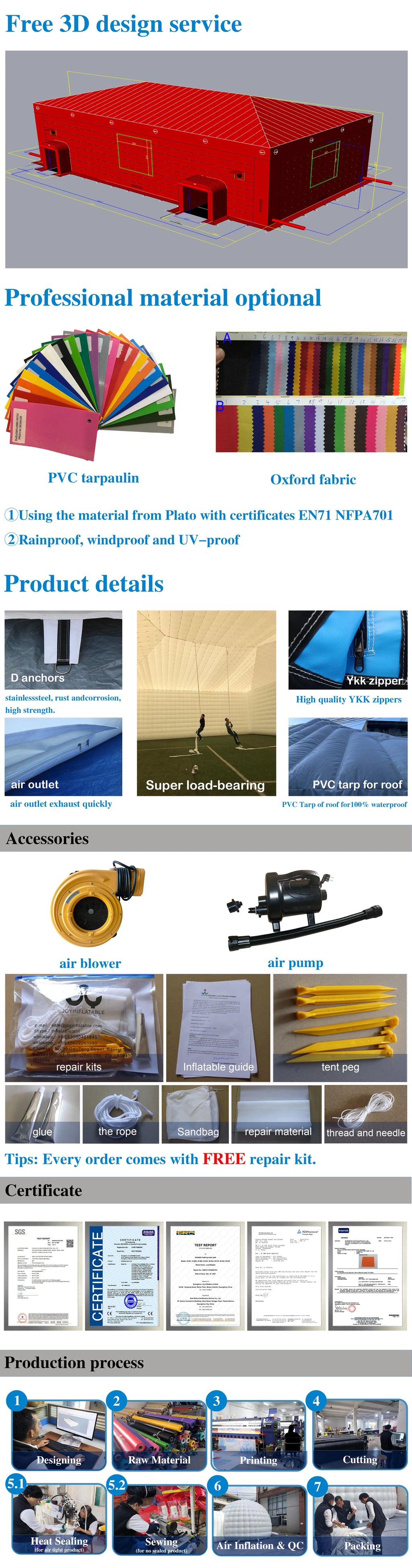 custom size tennis court tent commercial rental house beach camping inflatable sport event show tent