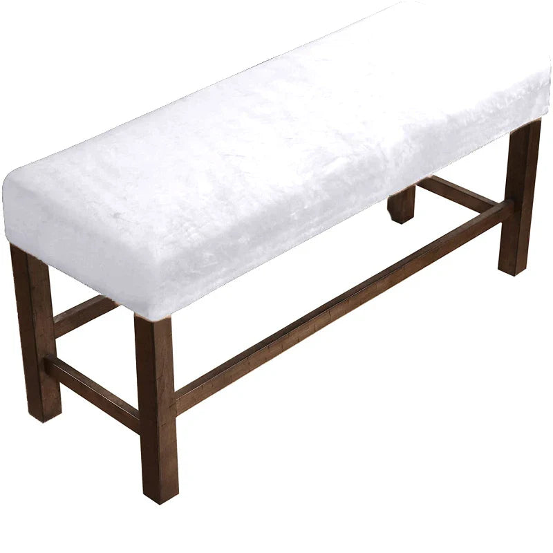 Velvet Soft Stretch Dining Room Spandex Elastic chair Bench Covers  Living Room Kitchen Bedroom Slipcover Seat Protector