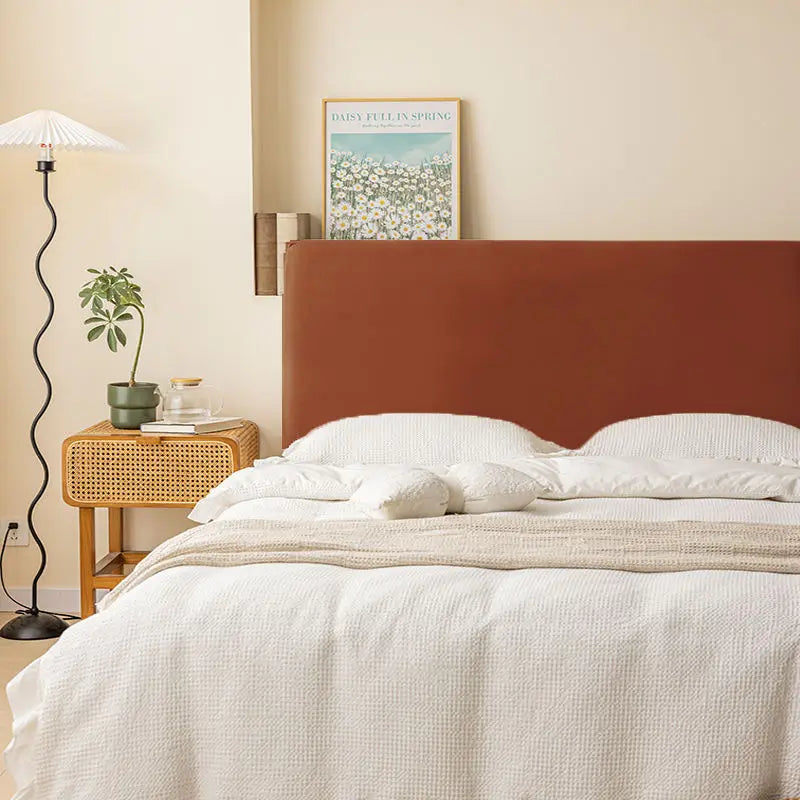 Soft Velvet Bed Head Cover Thicken Elastic Bed Cover All-inclusive Comfortable Headboard Cover for Home