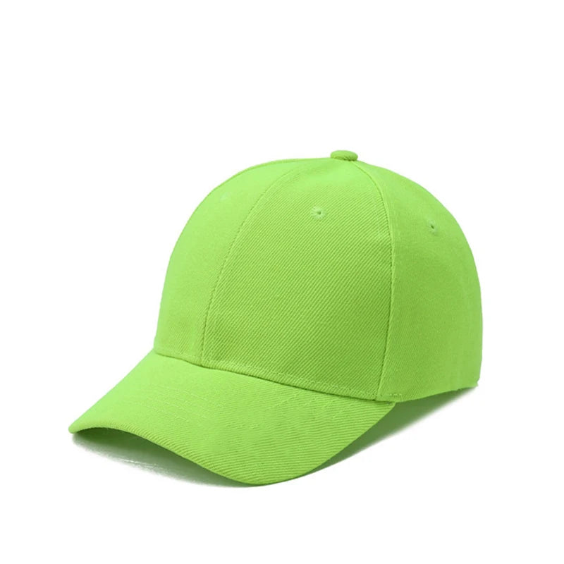 Child Hats Kids Snapback Baseball Cap Solid Color Sun Hat Spring Summer Hip Hop Boys Girls Toddler Peaked Caps Bones Adjustable