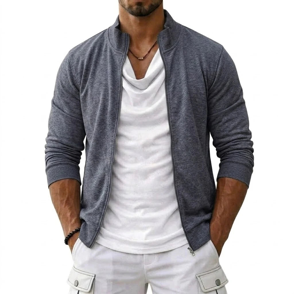 Mens Hooded Sweatshirts Lightweight Long Sleeve Cardigan Tops Autumn Casual Work Jackets Premium Athletic Outerwear for Men