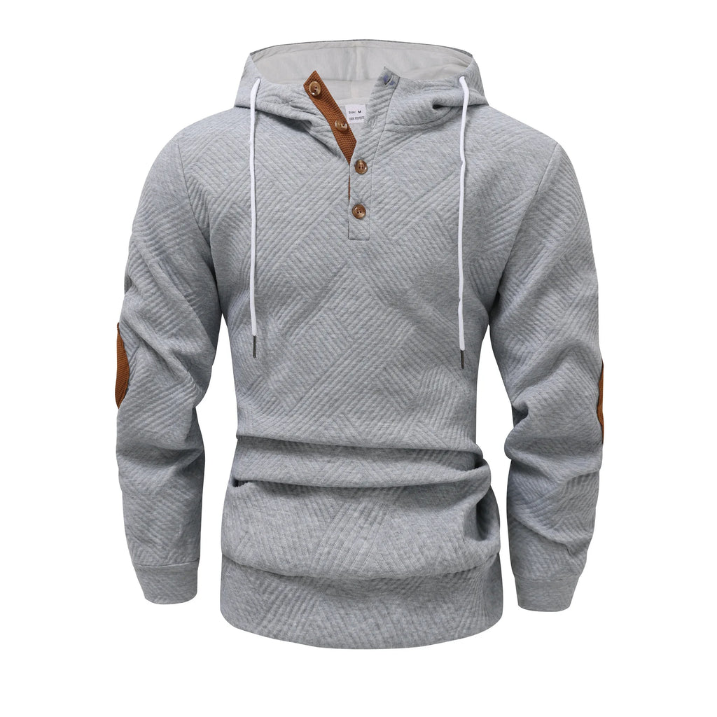 New Men's Fashion Hooded Sweatshirts Spring Autumn Long Sleeve Drawstring Pullovers Casual Streetwear Men Loose Sports Hoodies