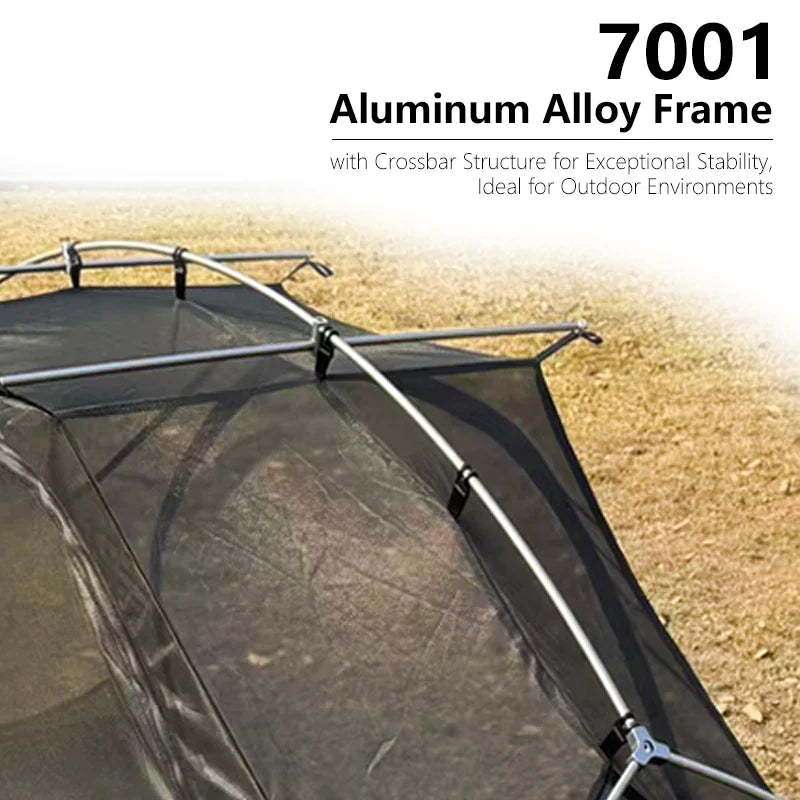 Survival Gear Equipment Ultralight 1 Person Trip Tent Quick Setup 2 Layer Portable Hiking Shelter Must Have Camping Accessories