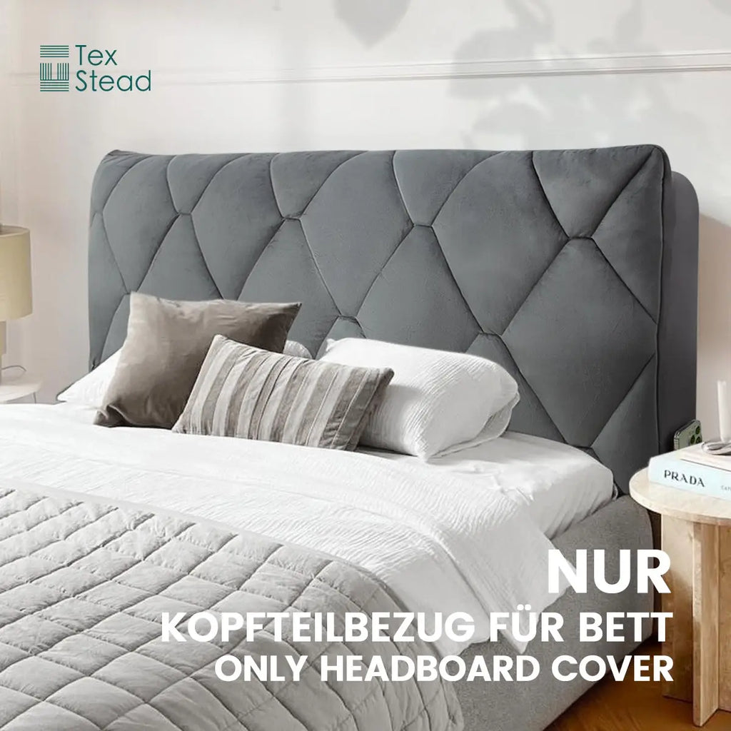 Bed Headboard Cover Stretch Thickened Large Rhombus Slipcover Covers Dustproof Bed Head Protector Cover Bed Board Cover