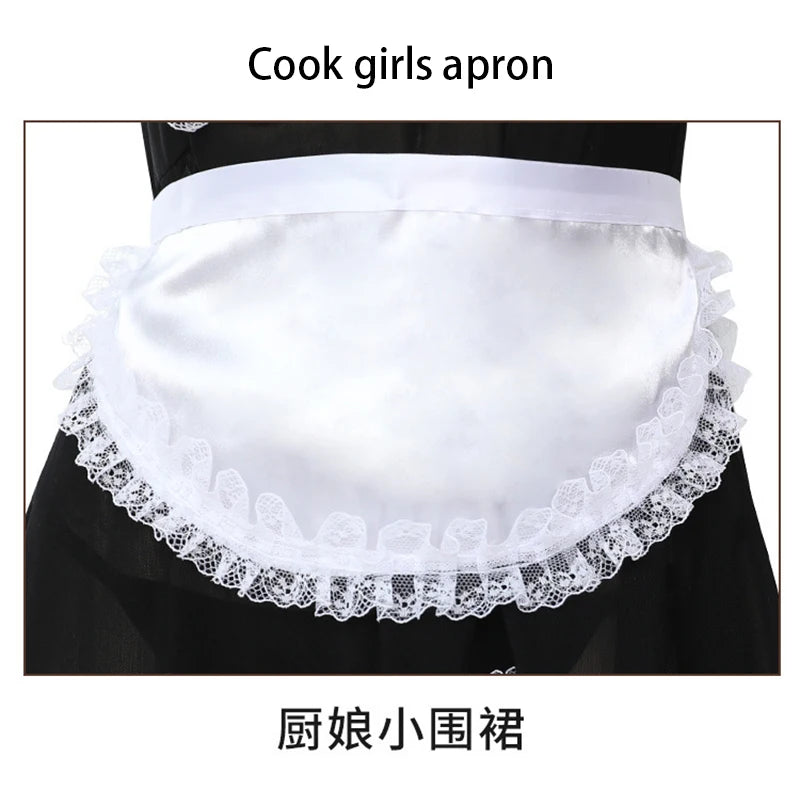 Sexy Lingerie Women Cosplay Bra Set Hot Erotic Servant Lolita Costumes French Apron Maid Dress Porn Uniform Teddy Underwear Set
