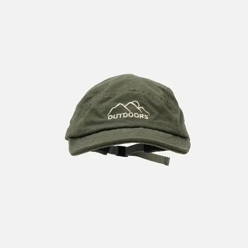 Style Short Brim Peaked Cap Men and Women All-Matching Retro Soft Top Snap-Brim Hat Mountain Embroidery Five-Piece Hat Fashion