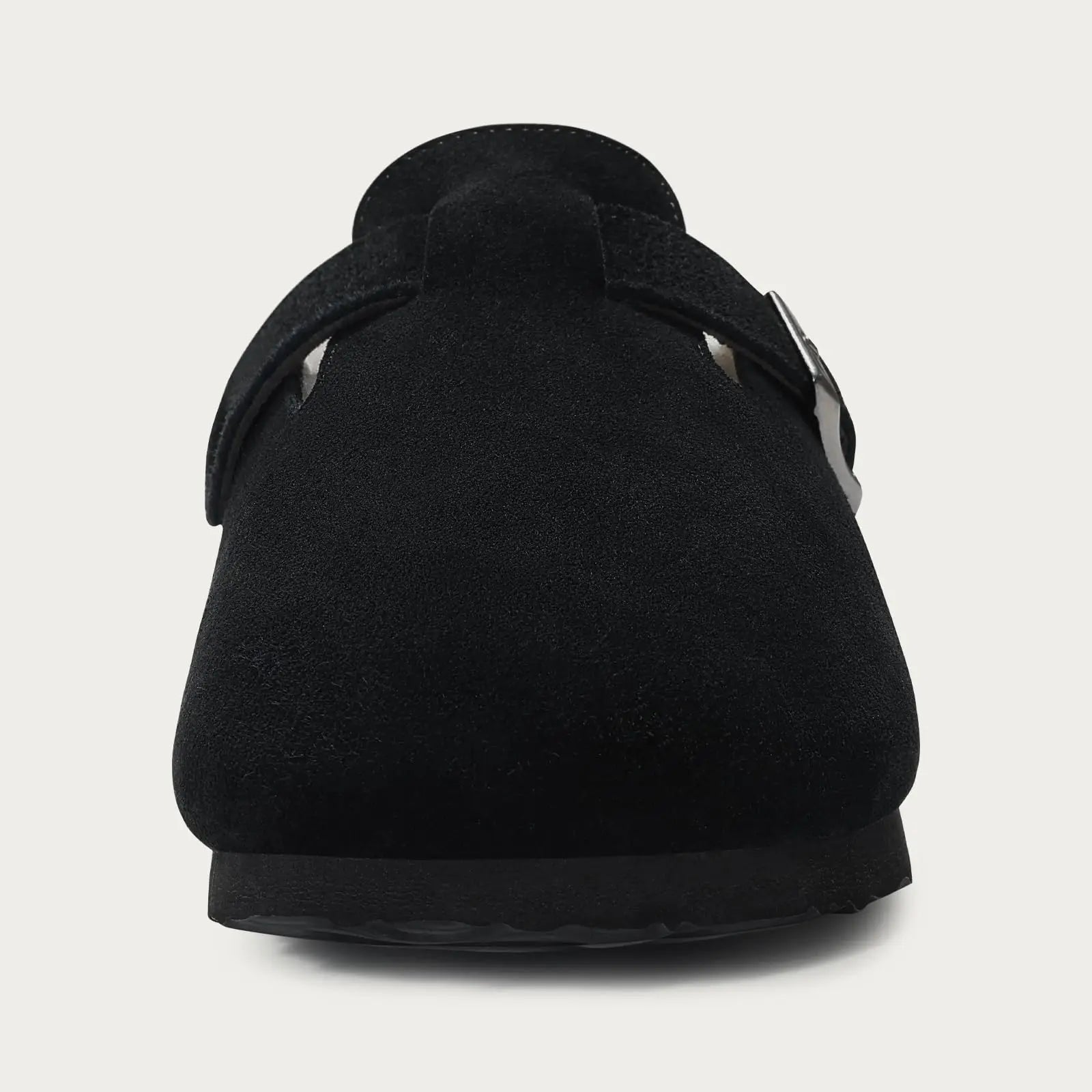 KIDMI Suede Clogs for Women Men Mules Cork Footbed Sandals With Arch Support Fashion Nonslip Outdoor Beach Slippers Home Shoes