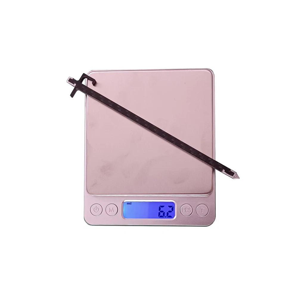 Ultralight Carbon Fiber Tent Peg, Titanium Alloy, Composite Material, Tent Nail, New Invention, 5G, 5.9in, 15.0cm
