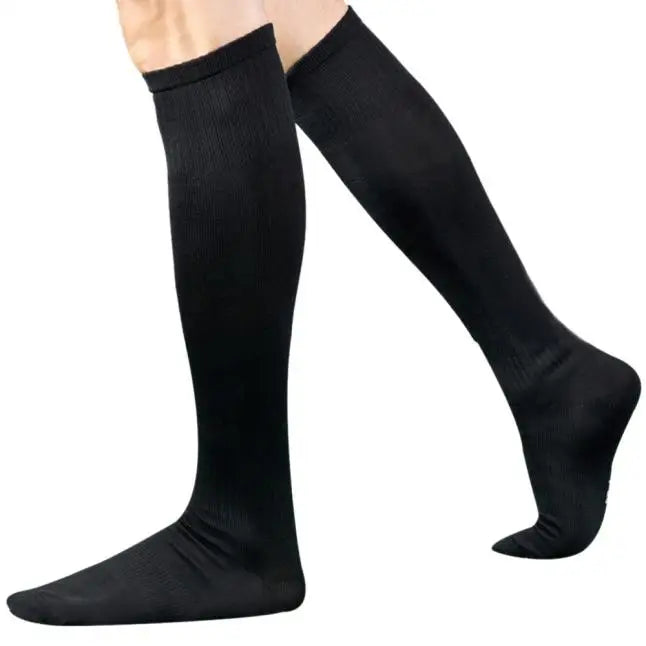 Football Socks Men'S Sports Soccer Socks Solid Color Over Knee Socks Casual Breathable Socks Men'S Training Socks Ball Socks