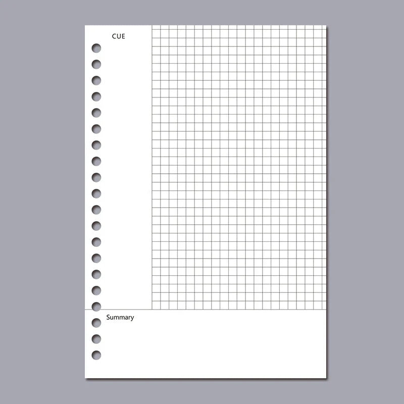 A5 A4 B5 matte adhesive loose strap loose notebook paper planner inner ring file cabinet materials stationery gift traveler