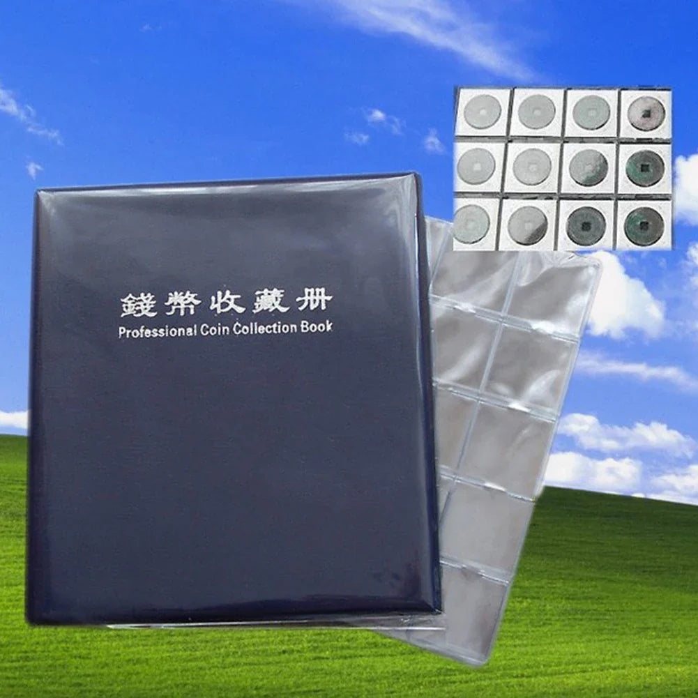 Page Coin Holder Sheet Clear Organization 1/10 Sheet For 50mm Coins For Coin Collection PVC Page Album Practical