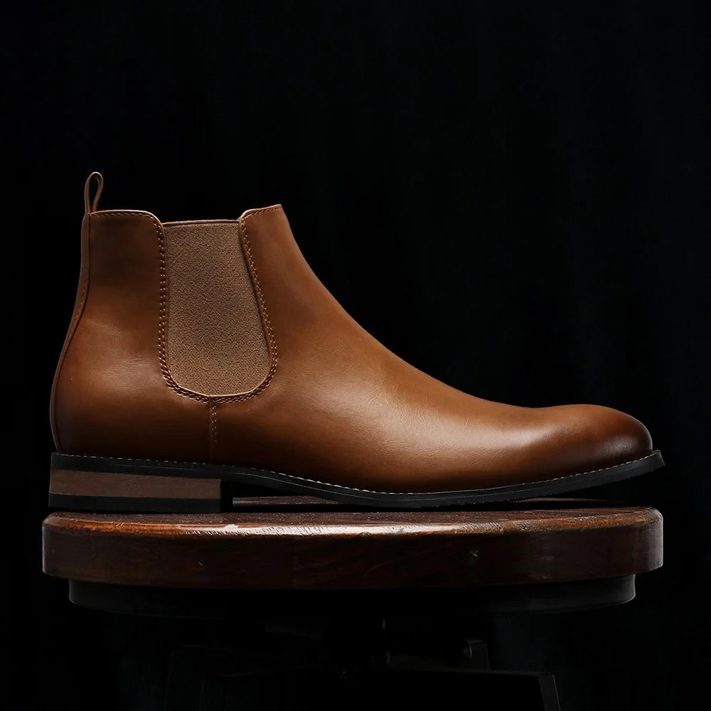Boots Men Comfortable Brand Fashion 2026 Boots Leather