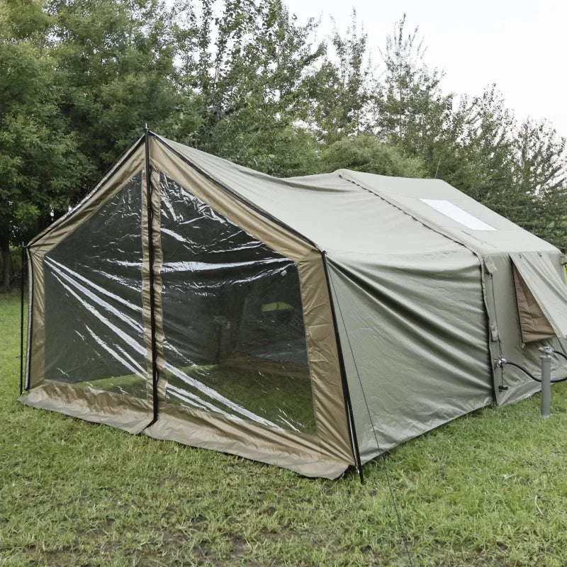 Air Tent, Inflatable Camping, Outdoor Fabric, Portable Inflatable Tent, Large High-quality House Tent，8.2 Square Meters