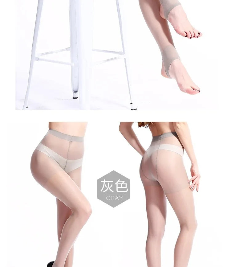 Silk Stockings Flesh Color Black Ultra-thin Foot Socks Foot Stirrups Female Pantyhose Invisible Anti Snagging Base Socks