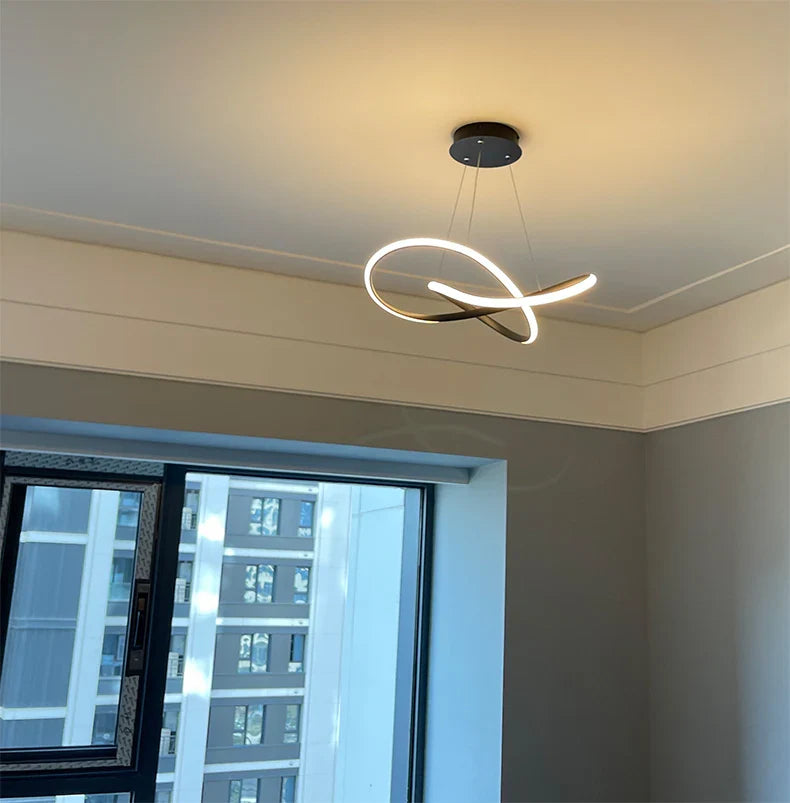 Modern Dining Room Pendant Lights Nordic LED Dining Table Ceiling Chandelier Living Room Home Indoor Bar Counter Hanging Lamp