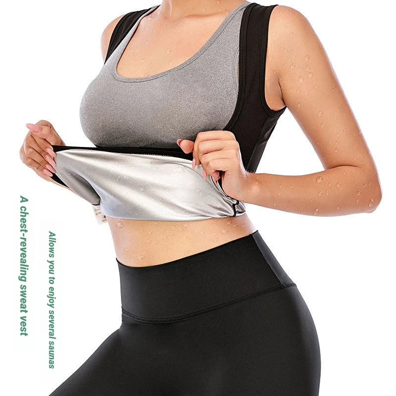 Sweat Vest Sauna Suit For Women Shirt Shapewear Women-Sauna Women,Sauna Workout-Slimming Faja-Hot