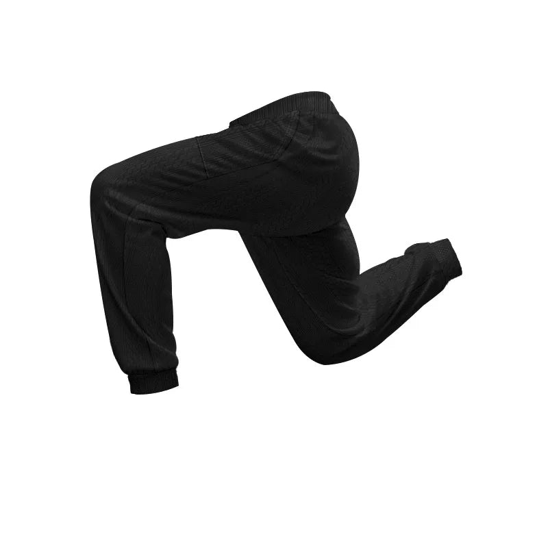 Men's Solid Color Sweatpants American Style Casual Pants Autumn Winter Home Wear Elastic Belt Soft and Comfortable Jogging Pants