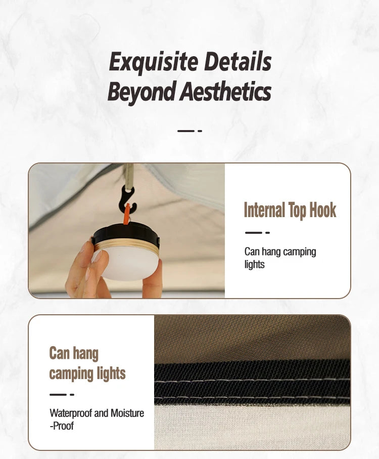 Right-Angle Four-Sided Tent, Fully Automatic Quick-Opening Sun Protection And Waterproof, Used For Camping In Beaches And Parks.
