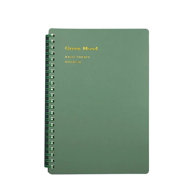 A5/B5/A6 Classical PP Coil Line Grid Spiral Notebook Journals Morandi Basic Diary Weekly Planner Book School Stationery