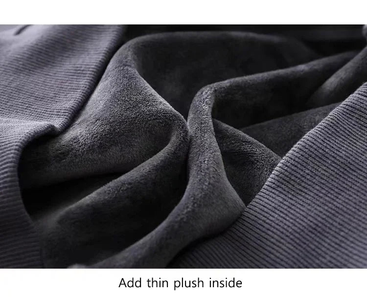 2024 Men's Golf Sweatshirts Autumn/Winter Golf Sweater Outdoor Leisure Round Neck Pullover Golf Wear with Thin Velvet