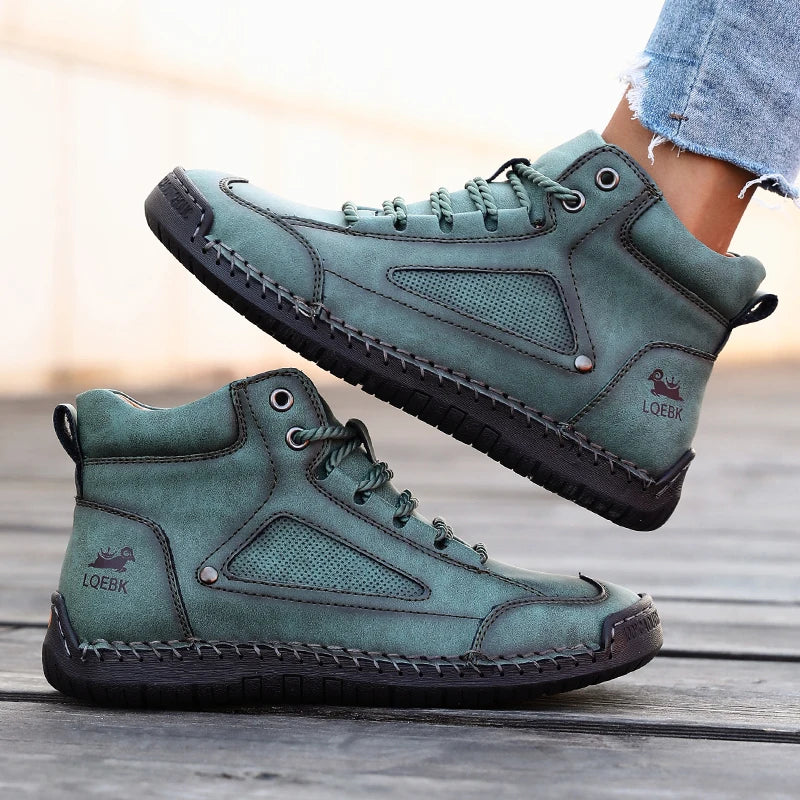 Boots for Women British Style Retro Anti Slip Loafers Casual Soft Soled Women Nude BootsSpring Autumn Comfortable Women's Shoes