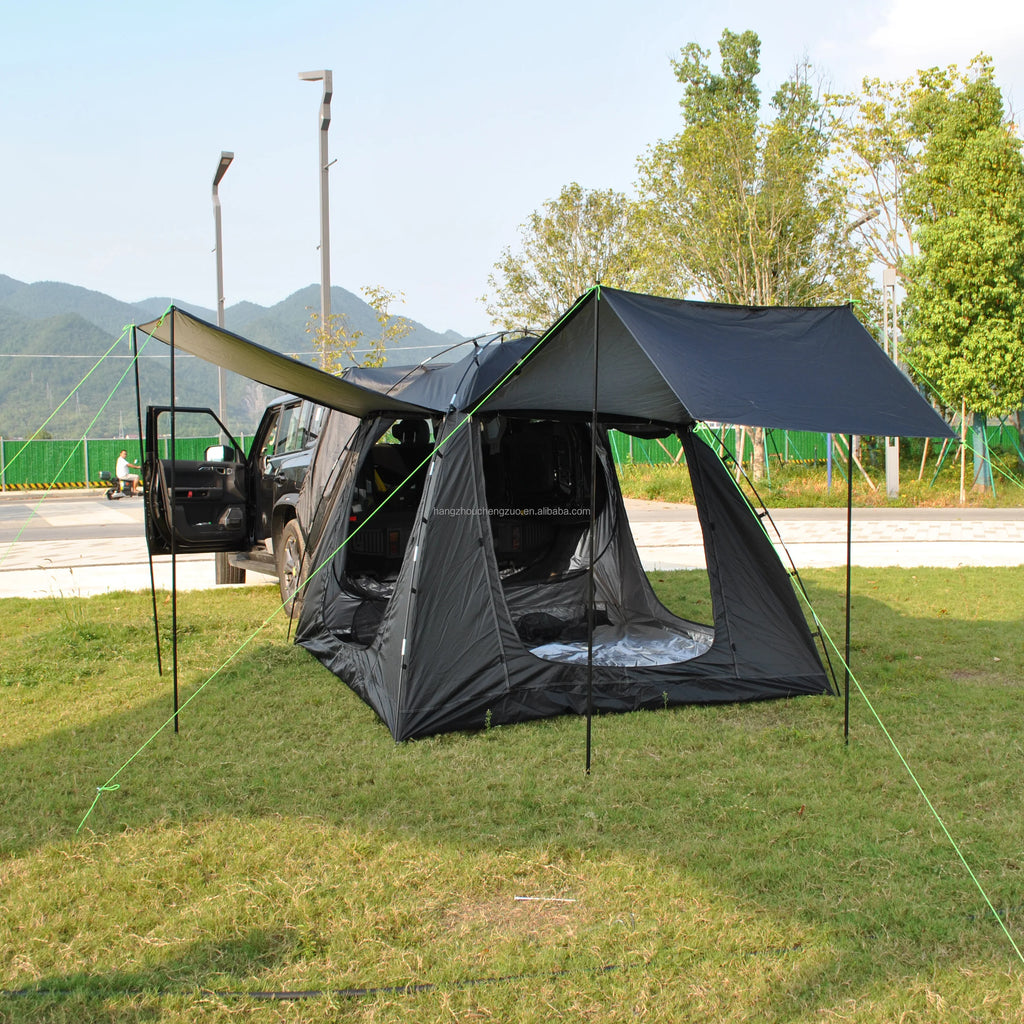Tent for Camping, 6-Person Car Camping  Tailgate Tent for Outdoor, Easy Set up with Canopy