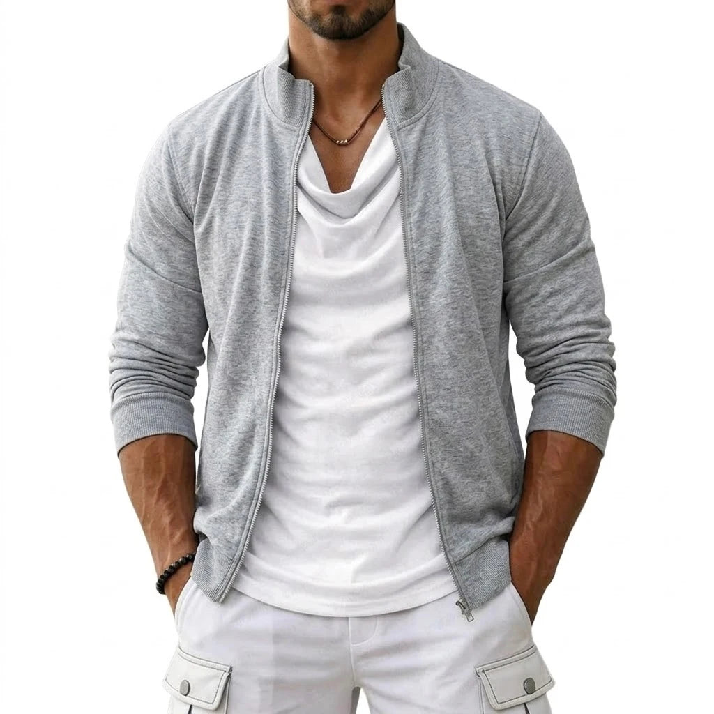 Mens Hooded Sweatshirts Lightweight Long Sleeve Cardigan Tops Autumn Casual Work Jackets Premium Athletic Outerwear for Men