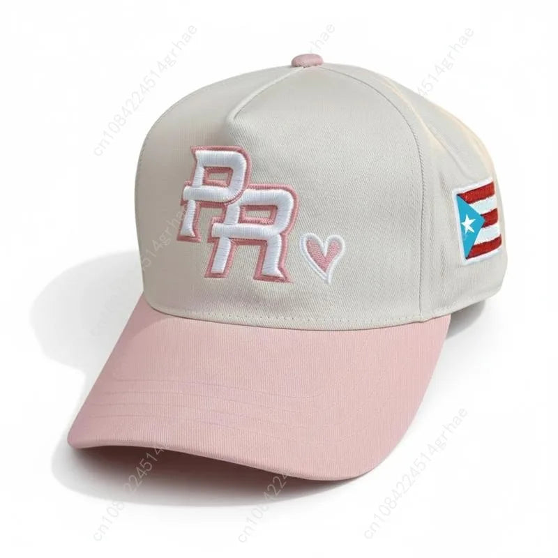 Puerto Rico Snapback Cotton Material Camouflage Brim PR Embroidered Adjustable Snapback Hat High Quality Outdoor Truck Hats