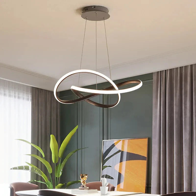 Modern Dining Room Pendant Lights Nordic LED Dining Table Ceiling Chandelier Living Room Home Indoor Bar Counter Hanging Lamp