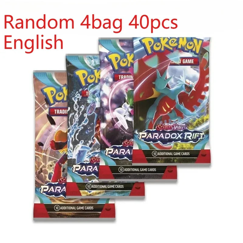 Pokemon Trading Cards 40 Pcs English PTCG Game Collection Strange Tree 151 SV4A Gift for Children