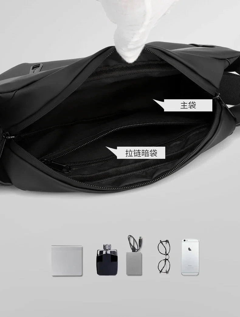Multifunctional Men's Sport Travel Shoulder Crossbody Bag Organizer Husband Trend Handbag Sling Bag Outdoor Chest Bag for Men