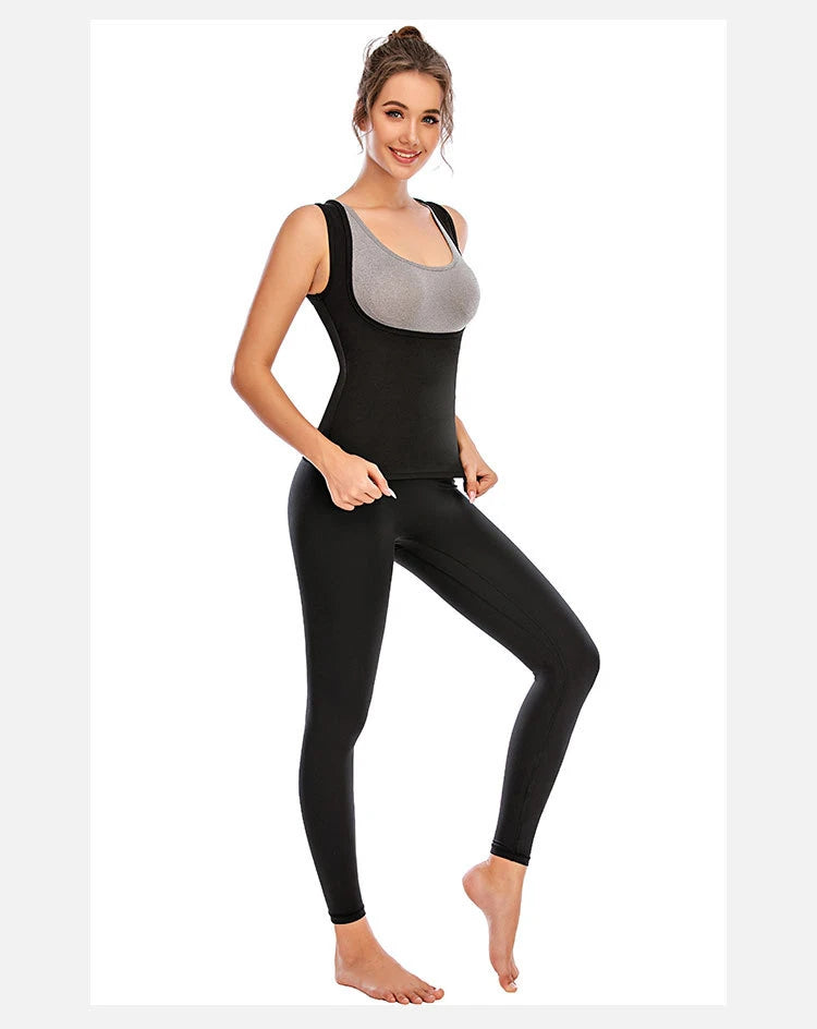 Sweat Vest Sauna Suit For Women Shirt Shapewear Women-Sauna Women,Sauna Workout-Slimming Faja-Hot