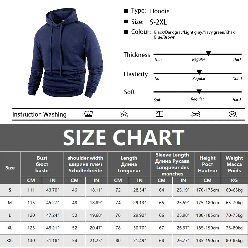 Men Woman Sweatshirts Long Sleeve Autumn Spring Casual Hoodies Streetwear Hoody Loose Solid Versatile Pullover Tops