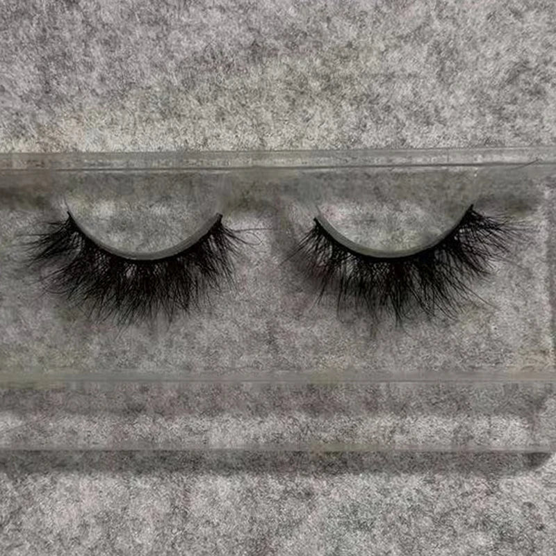 Dropshipping Wholesale Natural Wispy 3d Mink False Lashes Makeup Mink Fake Eyelashes With Soft Band Make-up For Women