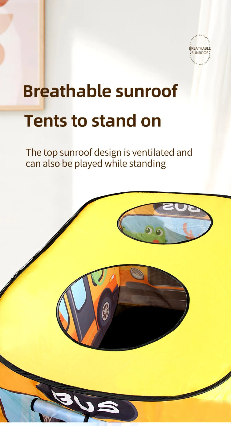 Children's Tent Game House Indoor and Outdoor No Installation Kindergarten Foldable Family Toy House