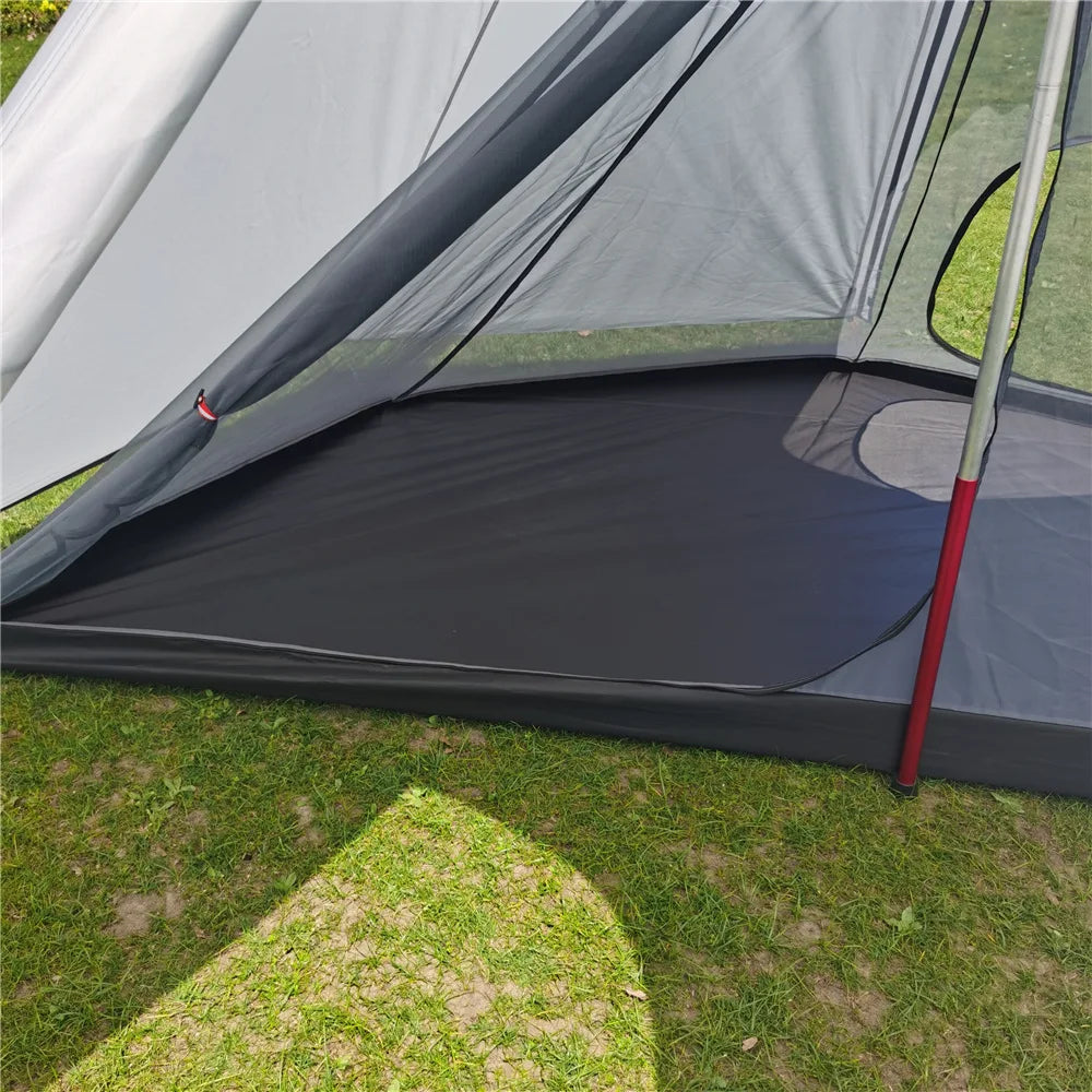 Pentagon and a half inner tent Tingxue 400 rodless portable pyramid camping outdoor tent