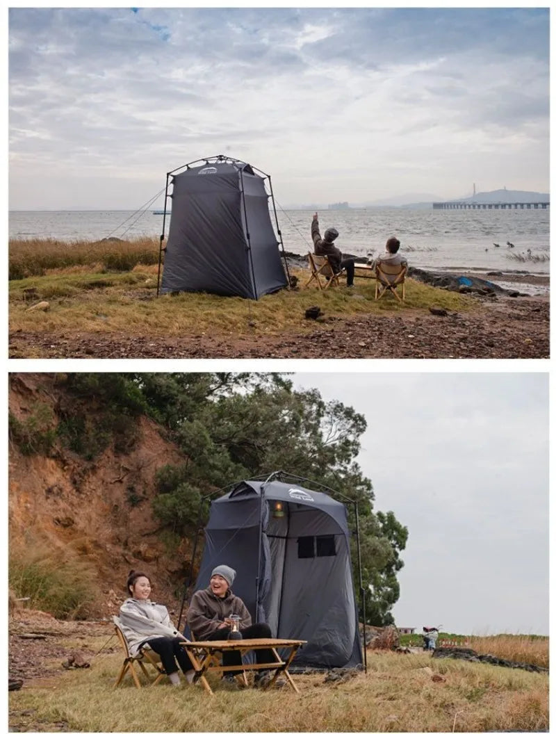 Automatic Speed Opening Single Tent Outdoors Portable Toilet Take Bath Change Clothes Windproof Multifunction Tents Ventilate