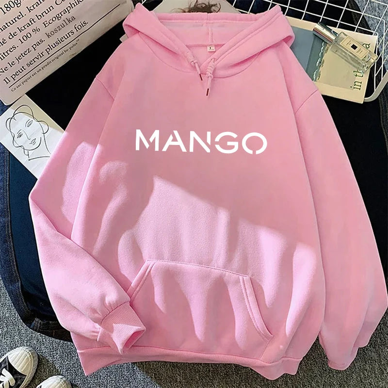 Casual  Womens Sweatshirts Printing Versatile Hooded Gym Sports Jogging Clothing Home Party Pullover Tops Y2k Street Fall Winter
