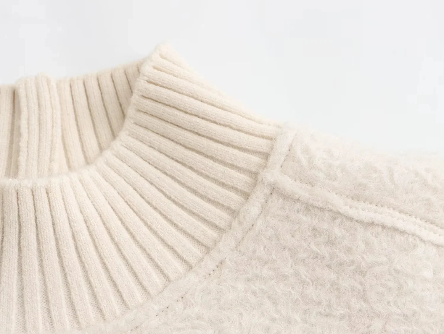 HH Sweatshirts For Women Autumn Casual Loose Turtleneck Long Sleeve Pullover Sweater Female Fashion Chic Top Pullovers