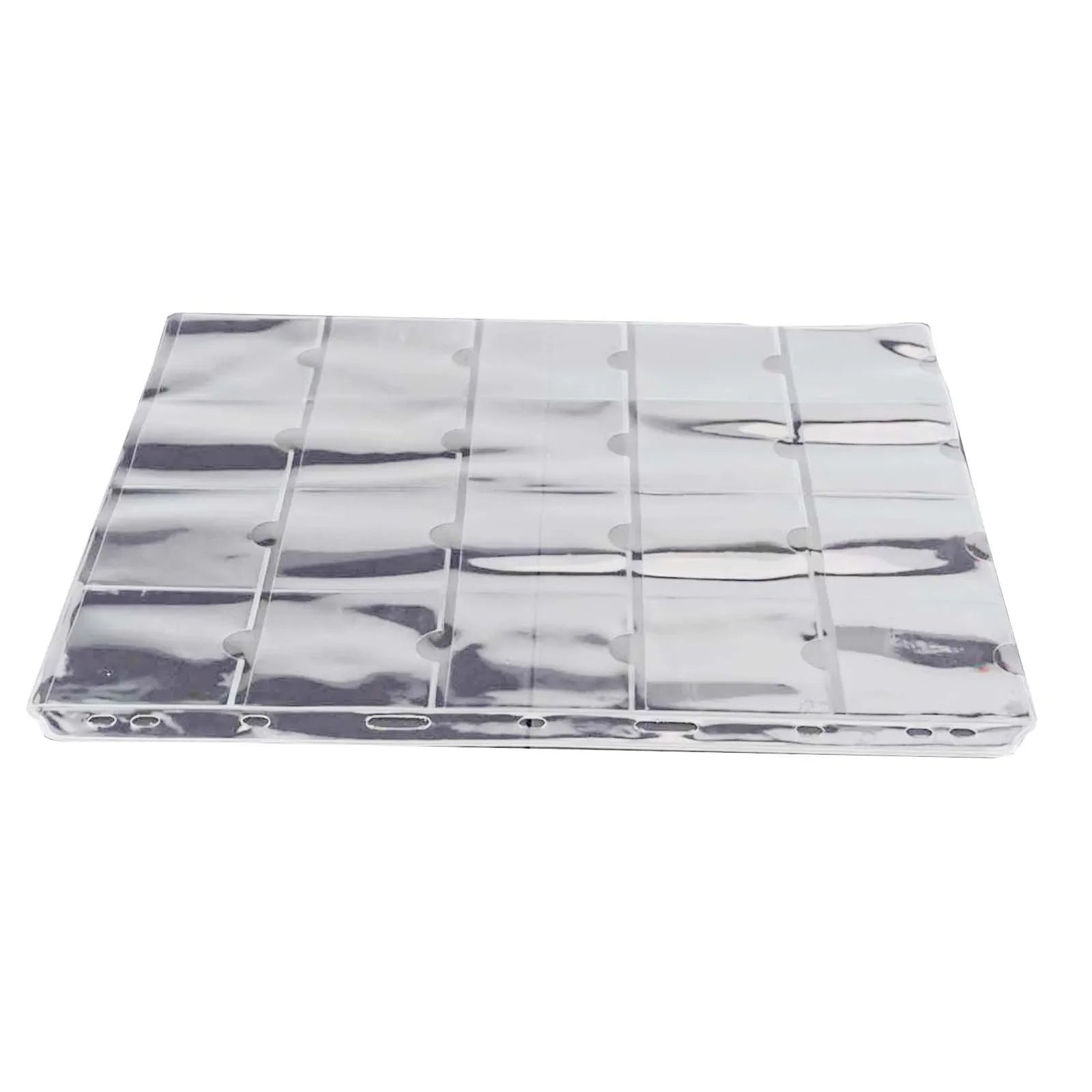 Page Coin Holder Sheet Clear Organization 1/10 Sheet For 50mm Coins For Coin Collection PVC Page Album Practical