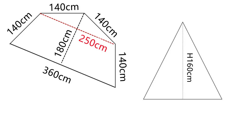 The 2-3 Person Mesh tent,mosquito proof Four three tent,Pyramid firewood stove tent supporting inner tent,Tingxue 400